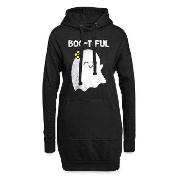 Costume d’Halloween Enfants BOO-TIFUL Drôle Halloween - Sweat-shirt à capuche long Femme - noir - Devant