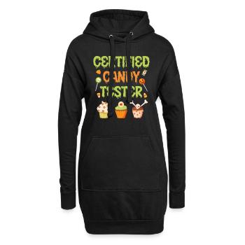 Halloween Costume CERTIFIED CANDY TESTER Halloween - Sweat-shirt à capuche long Femme - noir - Devant