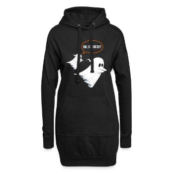 Costume d’Halloween Enfants BOO ! ATTRAPÉ! Amusement - Sweat-shirt à capuche long Femme - noir - Devant