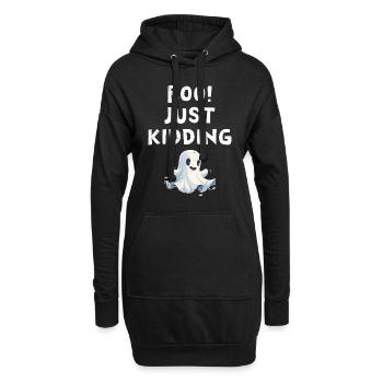 Costume d’Halloween Enfants BOO ! JUST KIDDING Bonbons - Sweat-shirt à capuche long Femme - noir - Devant