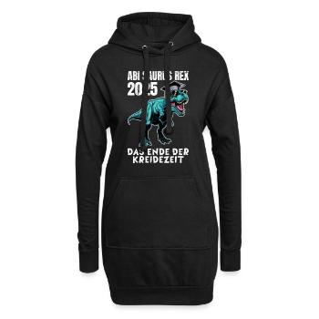 ABI SAURUS REX 2025 DAS ENDE DER KREIDEZEIT Lustig - Hoodie-Kleid - Schwarz - Vorne