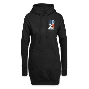 MATURA ABSCHLUSS 2025 Maturanten Lustiges - Hoodie-Kleid - Schwarz - Vorne