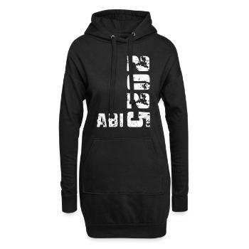 ABI 2025 Abitur Abschluss Lustiges Abiturienten - Hoodie-Kleid - Schwarz - Vorne