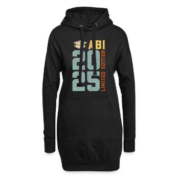 Abiturient ABI 2025 LIMITED EDITION Lustiges - Hoodie-Kleid - Schwarz - Vorne