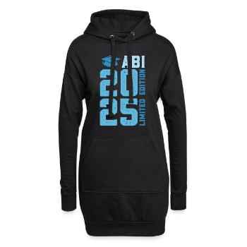 Abiturient ABI 2025 LIMITED EDITION Lustiges - Hoodie-Kleid - Schwarz - Vorne