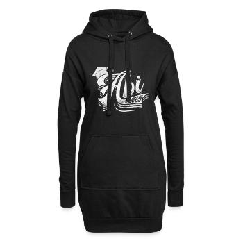 ABITUR 2025 ABI Geschafft Abiturient Lustiges - Hoodie-Kleid - Schwarz - Vorne