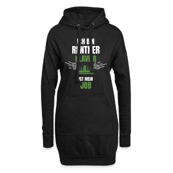 Klavier Komponist Rentner Ruhestand - Hoodie-Kleid - Schwarz - Vorne