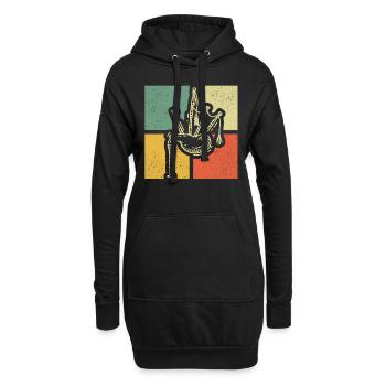 Cornemuse Cornemuse Cornemuse - Sweat-shirt à capuche long Femme - noir - Devant