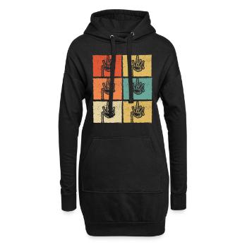 Cornemuse Cornemuse Cornemuse - Sweat-shirt à capuche long Femme - noir - Devant