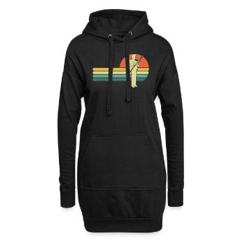 Fagott Fagottspieler Fagottist - Hoodie-Kleid - Schwarz - Vorne