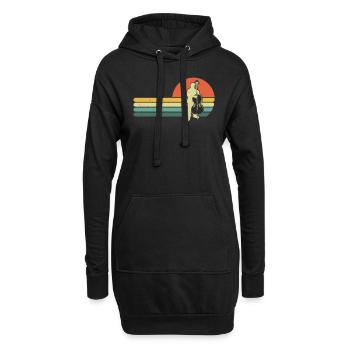 Double bass Double bass player Double bass player - Hoodie Dress - black - Front