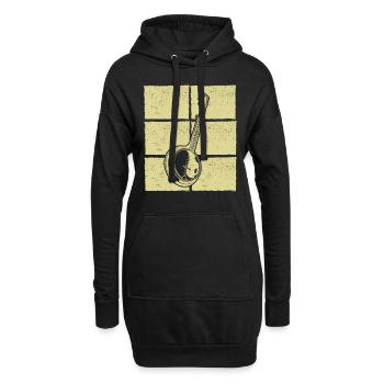 Banjo Banjo joueur Banjoïste - Sweat-shirt à capuche long Femme - noir - Devant