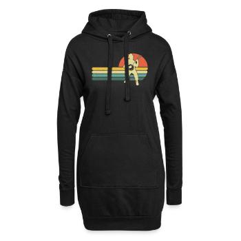 Banjo Banjo joueur Banjoïste - Sweat-shirt à capuche long Femme - noir - Devant