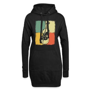 Cello cello player cellist - Hoodie Dress - black - Front