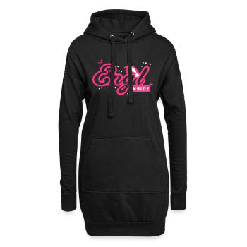 Ange à l'intérieur 2C - Noël - Noël - Sweat-shirt à capuche long Femme - noir - Devant