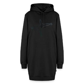 Bgirl Hiphop Bboy Break Dance Femmes Hommes - Sweat-shirt à capuche long Femme - noir - Devant