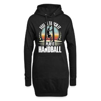 Handballeur Handballeur - Sweat-shirt à capuche long Femme - noir - Devant