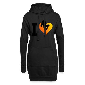 Boxe Thaï Boxe Thaï Hommes Boxe Thaï Femmes - Sweat-shirt à capuche long Femme - noir - Devant