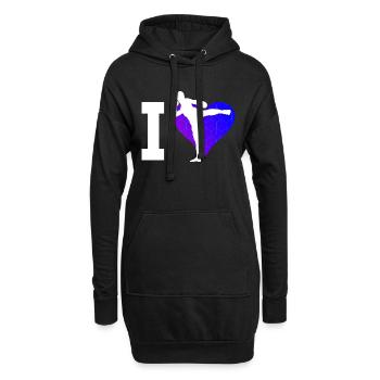 Boxe Thaïlandaise Femmes Boxe Thaïlandaise Hommes Boxeur thaïlandais - Sweat-shirt à capuche long Femme - noir - Devant