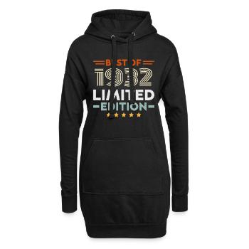 Retro 1932 Vintage 92. Geburtstagsgeschenk 92 Jahre alt - Hoodie-Kleid - Schwarz - Vorne