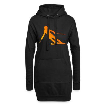 Ski Cascade Ski Skieurs Femmes Freestyle Skif - Sweat-shirt à capuche long Femme - noir - Devant