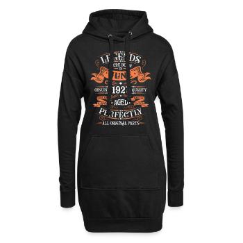 Geburtstag Juni 1927 Limited Edition Vintage - Hoodie-Kleid - Schwarz - Vorne