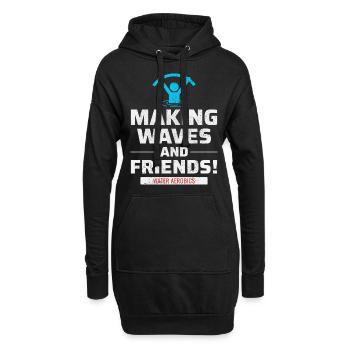 Aquagym Fitness aquatique Aqua Exercice - Sweat-shirt à capuche long Femme - noir - Devant