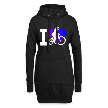 Cyclisme Femme Cyclisme Homme Cyclisme - Sweat-shirt à capuche long Femme - noir - Devant