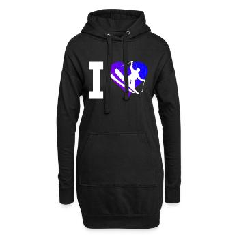 Freestyle Ski Ski Freestyle Herren Slopestyle - Hoodie-Kleid - Schwarz - Vorne