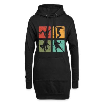 Breakdancers B-Boying Bboy Break Dance Gift - Hoodie Dress - black - Front