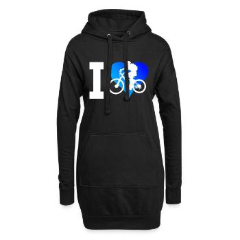 Cyclisme Cyclistes Vététistes Hommes Cyclisme - Sweat-shirt à capuche long Femme - noir - Devant