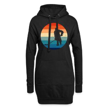 Hockey sur glace Hockey sur glace Hockey sur glace Hockey sur glace sp - Sweat-shirt à capuche long Femme - noir - Devant