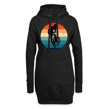 BMX Garçons BMX Vélo BMX Hommes Cyclisme - Sweat-shirt à capuche long Femme - noir - Devant