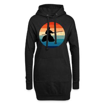 Martial Arts Damen Kampfsport Aikidoka Herren - Hoodie-Kleid - Schwarz - Vorne