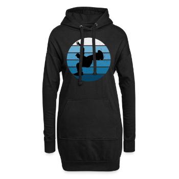 Bboy Hip Hop Herren Bgirl Breakdance Break Dance - Hoodie-Kleid - Schwarz - Vorne