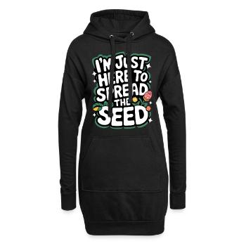 Jardinier Plantes de jardin Jardinage - Sweat-shirt à capuche long Femme - noir - Devant