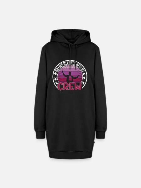 Festival - Hoodie-Kleid - Schwarz