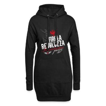 Tirola Revoluzza - Hoodie-Kleid - Schwarz - Vorne