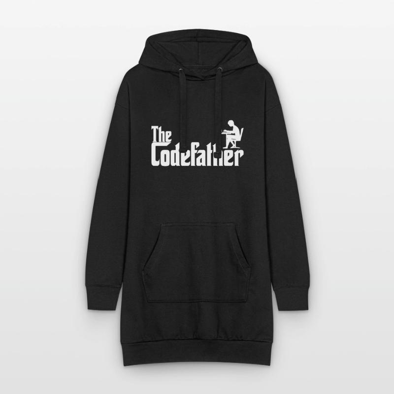 Informatiker the Codefather Programmierer Geschenk Hoodie-Kleid