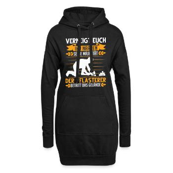 Pflasterer Majestät Steinsetzer Pflastersetzer - Hoodie-Kleid - Schwarz - Vorne