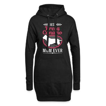 Best Presa Canario Mom Ever Dogo Canario - Hoodie-Kleid - Schwarz - Vorne