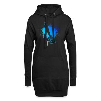 Surfer Men Windsurfer Windsurfing Windsurfing Windsurf - Hoodie Dress - black - Front