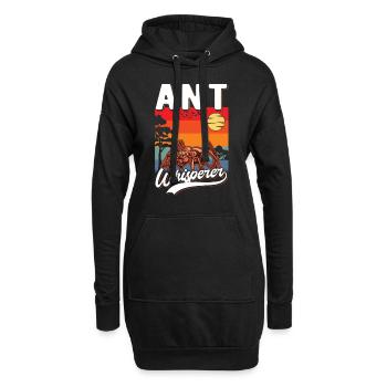 Ameisenflüsterer Ant Whisperer Ameise - Sweat-shirt à capuche long Femme - noir - Devant
