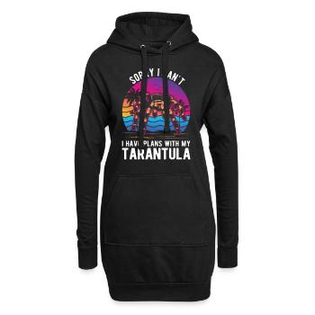 Tarentule Araignée Tarentule - Sweat-shirt à capuche long Femme - noir - Devant