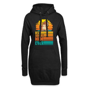 Best Squirrel Mom Ever Eichhörnchen Mama - Hoodie Dress - black - Front