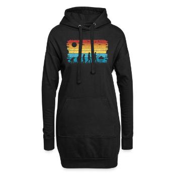 Grill Evolution Bratwurst Grillen - Hoodie-Kleid - Schwarz - Vorne