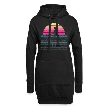 Pelote Basque Pelote Pelote vasca Femmes Hommes - Sweat-shirt à capuche long Femme - noir - Devant