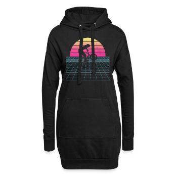 Bike Herren Radfahren bmx jungen bmx bmx fahrrad - Hoodie-Kleid - Schwarz - Vorne