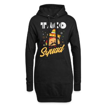 Taco Tacos Apperal - Hoodie-Kleid - Schwarz - Vorne