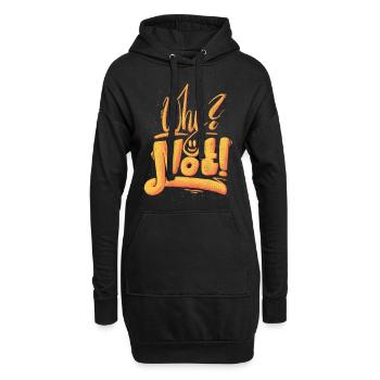 Pourquoi pas le point d’exclamation - Sweat-shirt à capuche long Femme - noir - Devant
